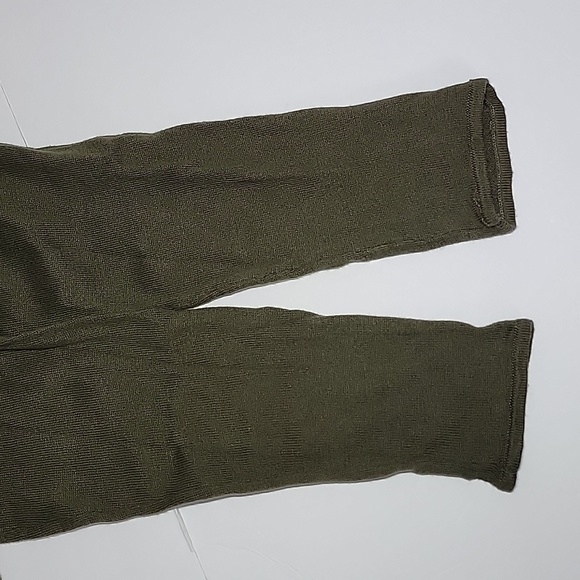 MICHAEL KORS WOMEN'S WOVEN LONG SLEEVES PULLOVER GREEN TOP/ M. - Picture 8 of 13